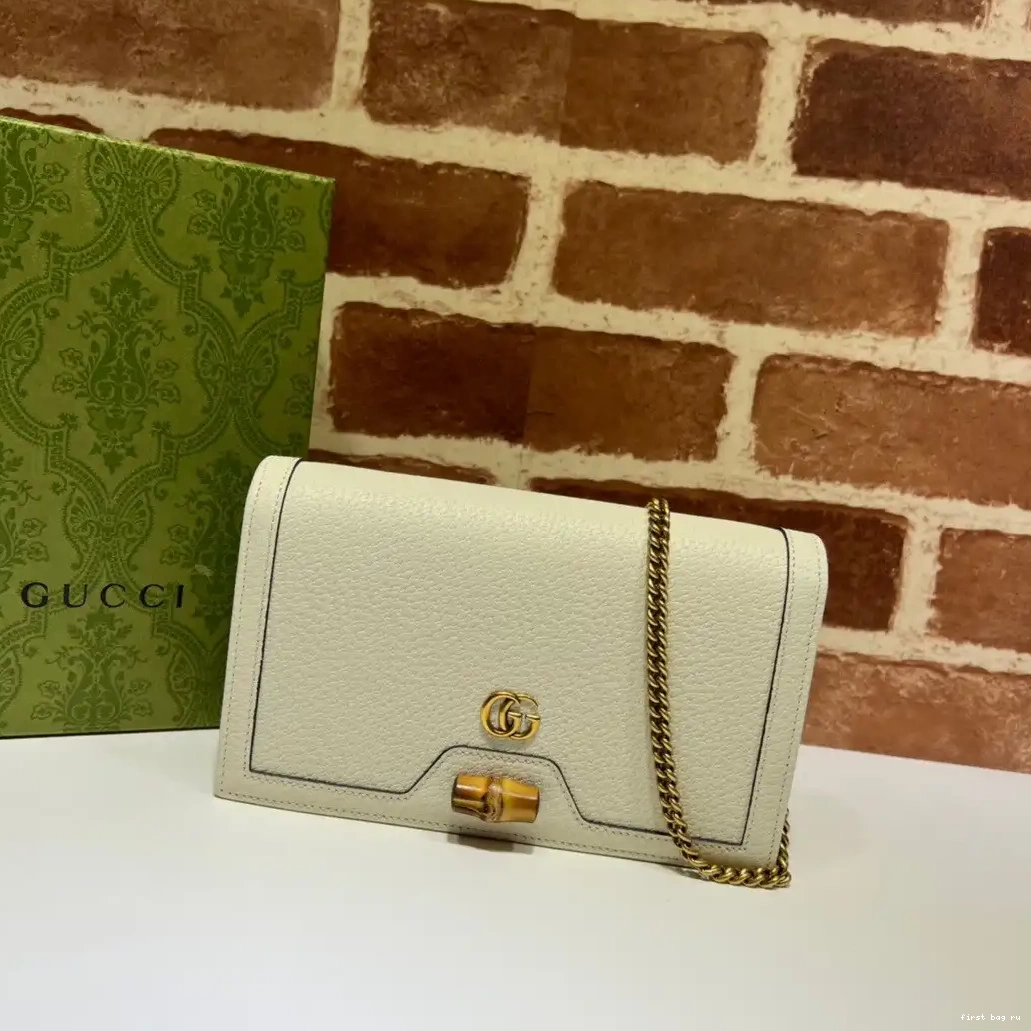 Firstbag ru with Gucci mini bamboo Diana bag 0523